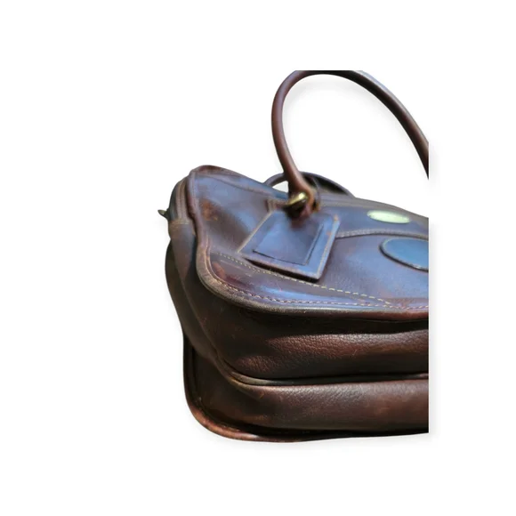 Orvis Bullhide Leather Expandable Briefcase